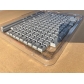 Retro Grey 104+43 Cherry MX PBT Dye-subbed Keycaps Set for Mechanical Gaming Keyboard
